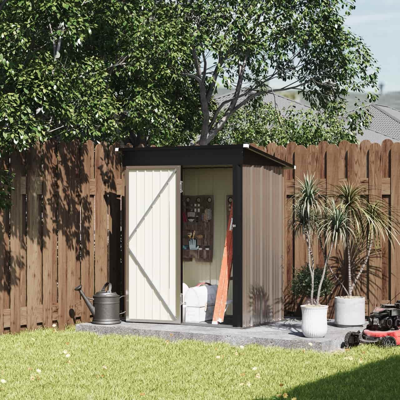 5x3 Metal Shed Pro