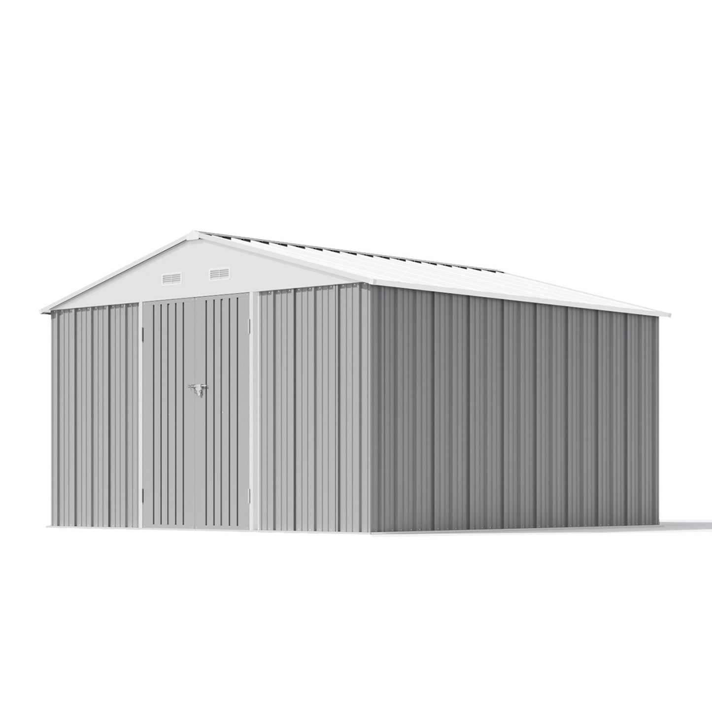 Outdoor Storage Metal Shed with Metal Roof