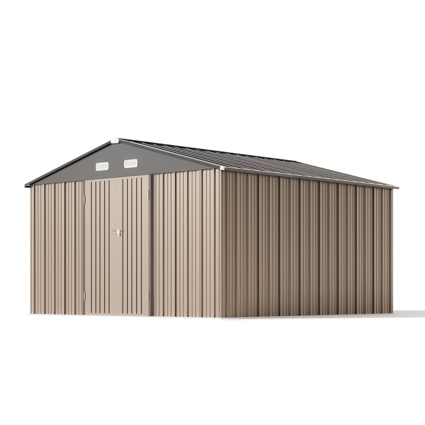 Outdoor Storage Metal Shed with Metal Roof