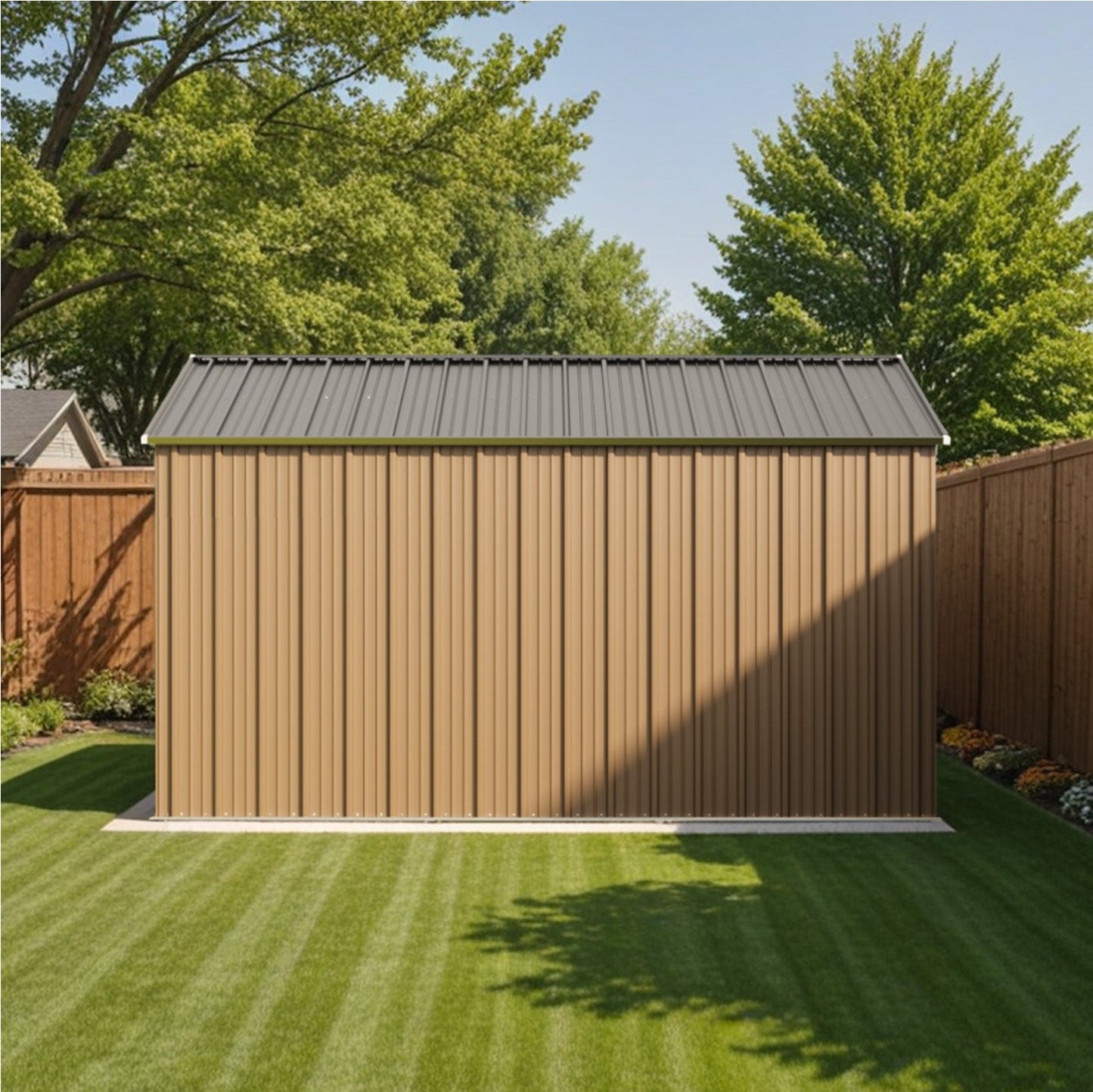 12x12 Large Metal Shed with Weather Resistance