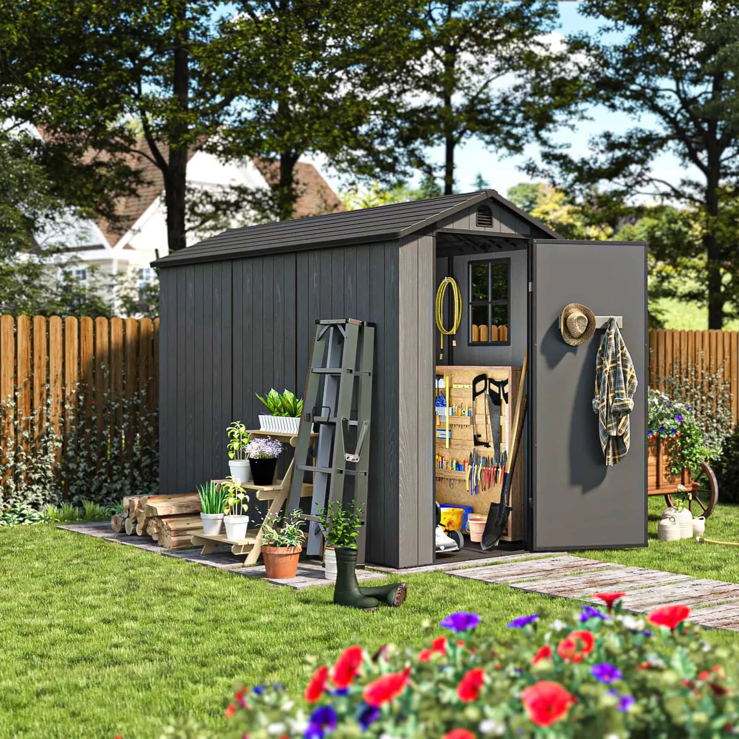 Fit-it Small Plastic Storage Shed Series