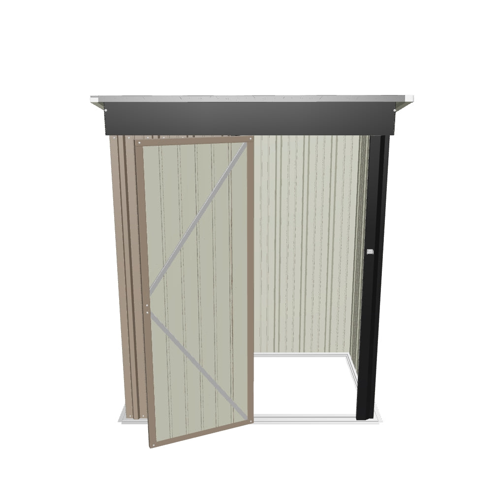 5x3 Metal Shed Pro