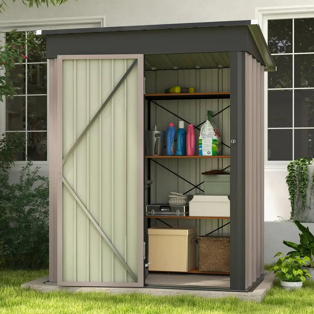 5x3 Metal Shed Pro