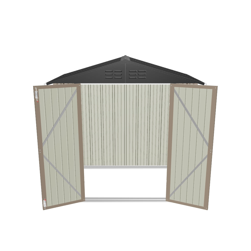 6x4 Metal Shed Pro With Peak Roof