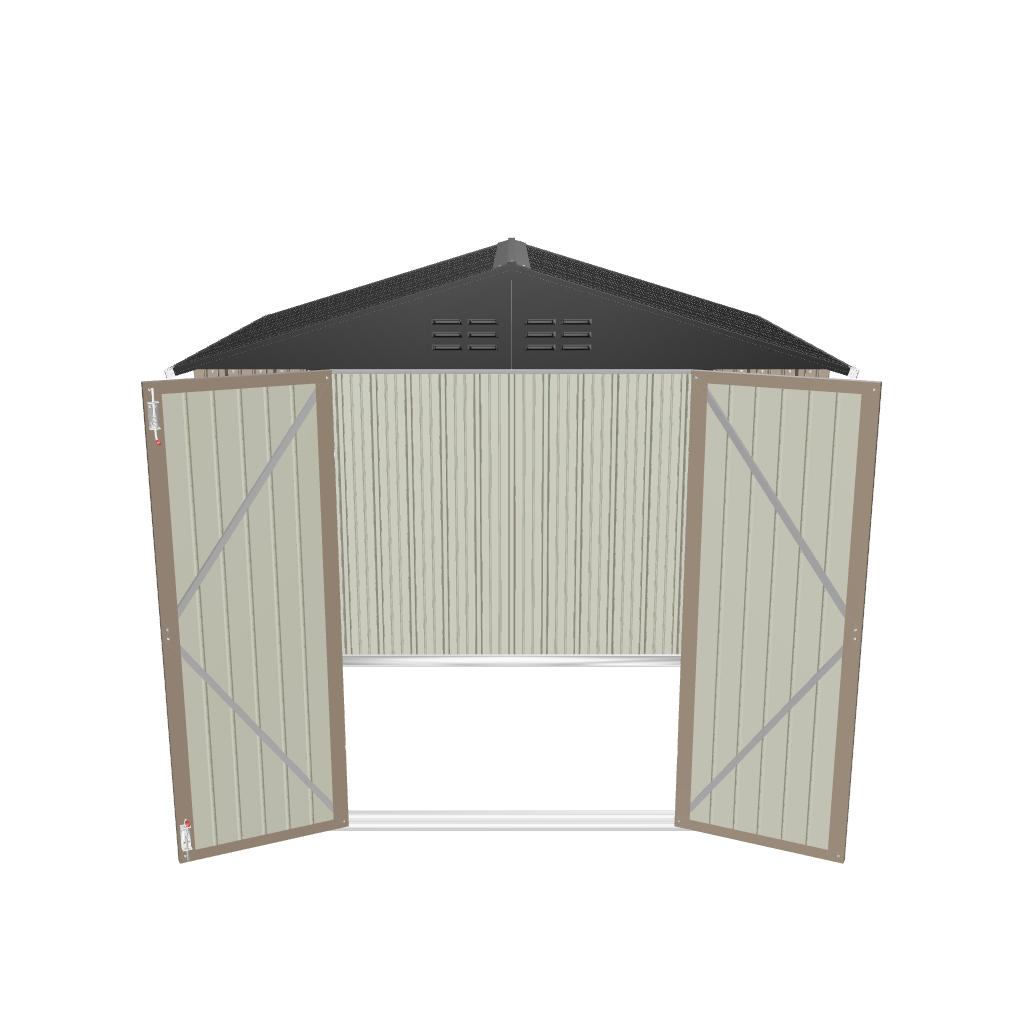 8x6 Metal Shed Pro With Peak Roof