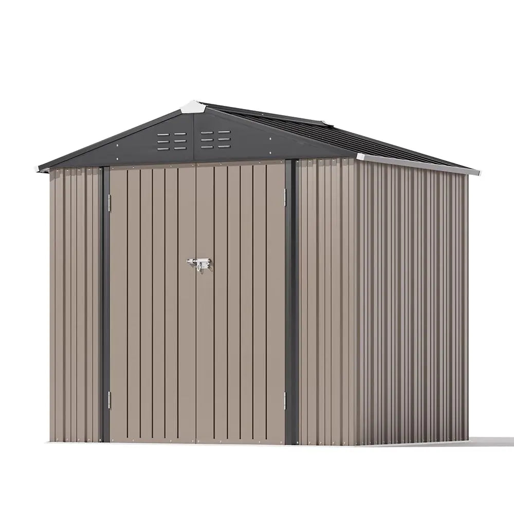 8x6 Metal Shed Pro With Peak Roof