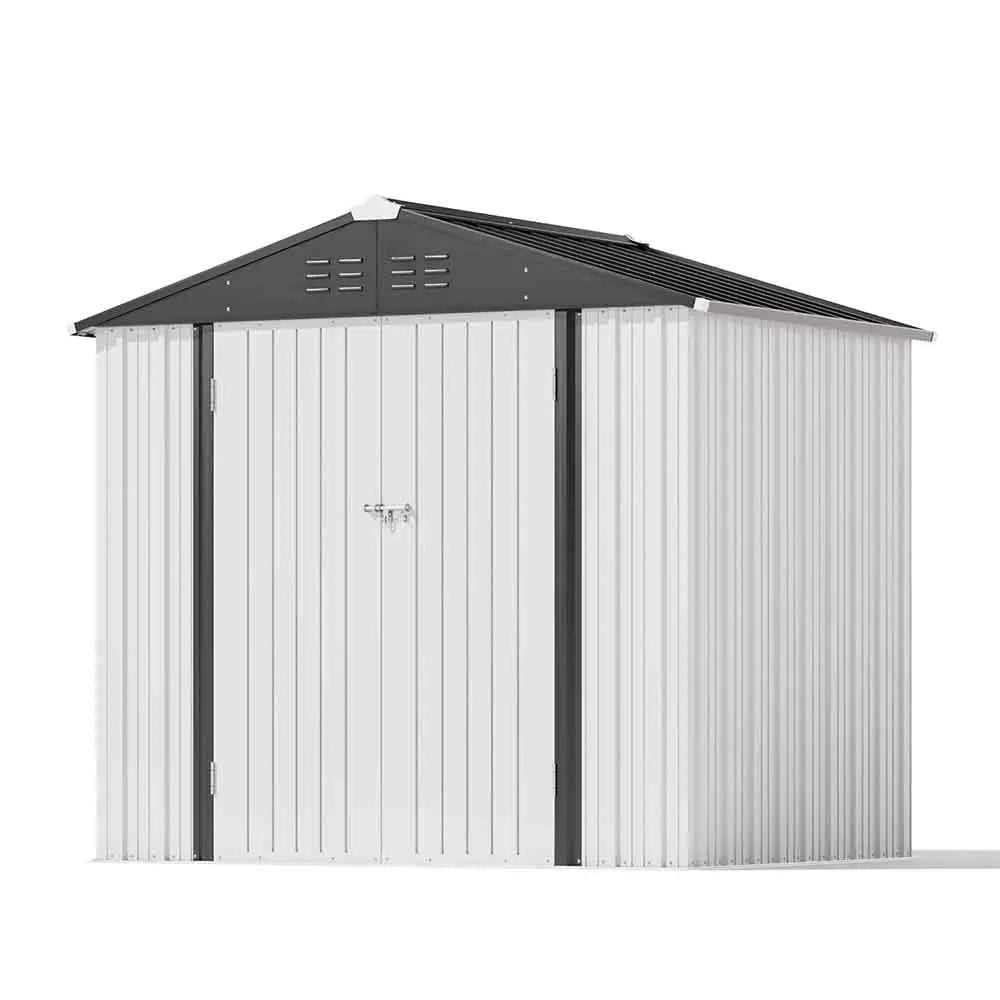 8x6 Metal Shed Pro With Peak Roof