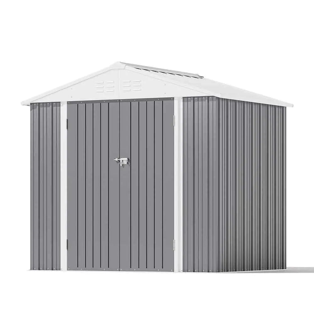 8x6 Metal Shed Pro With Peak Roof