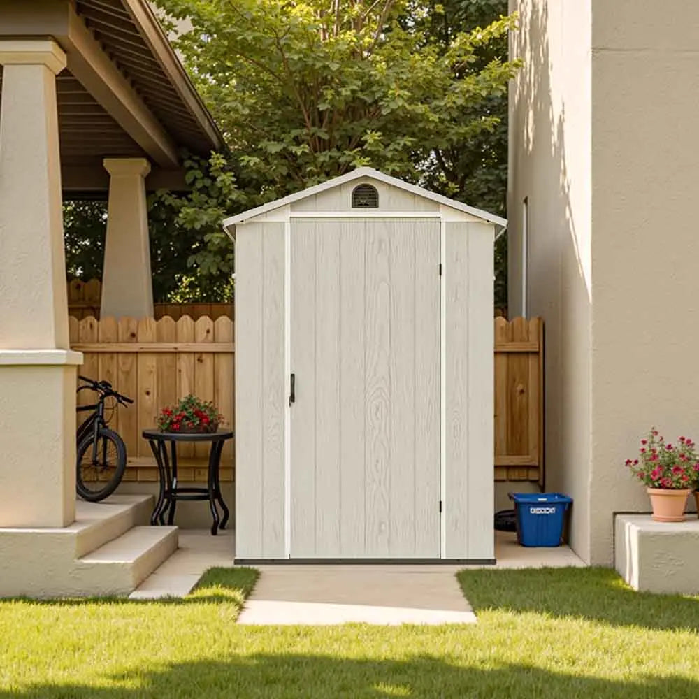 Fit-it 4x4 Plastic Storage Garden Shed