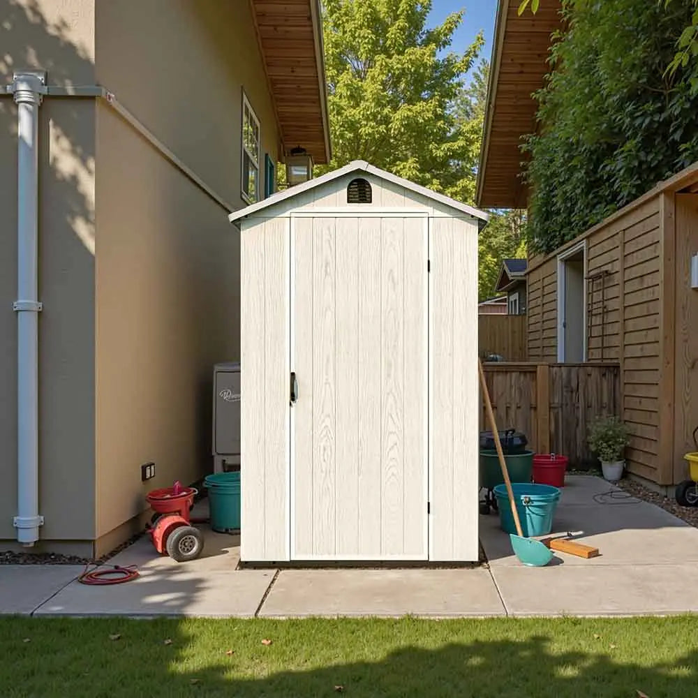 Fit-it 4x6 Plastic Storage Shed for Bike