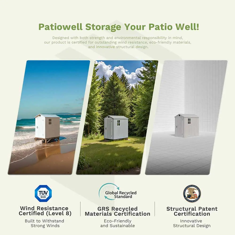 Fit-it Small Plastic Storage Shed Series