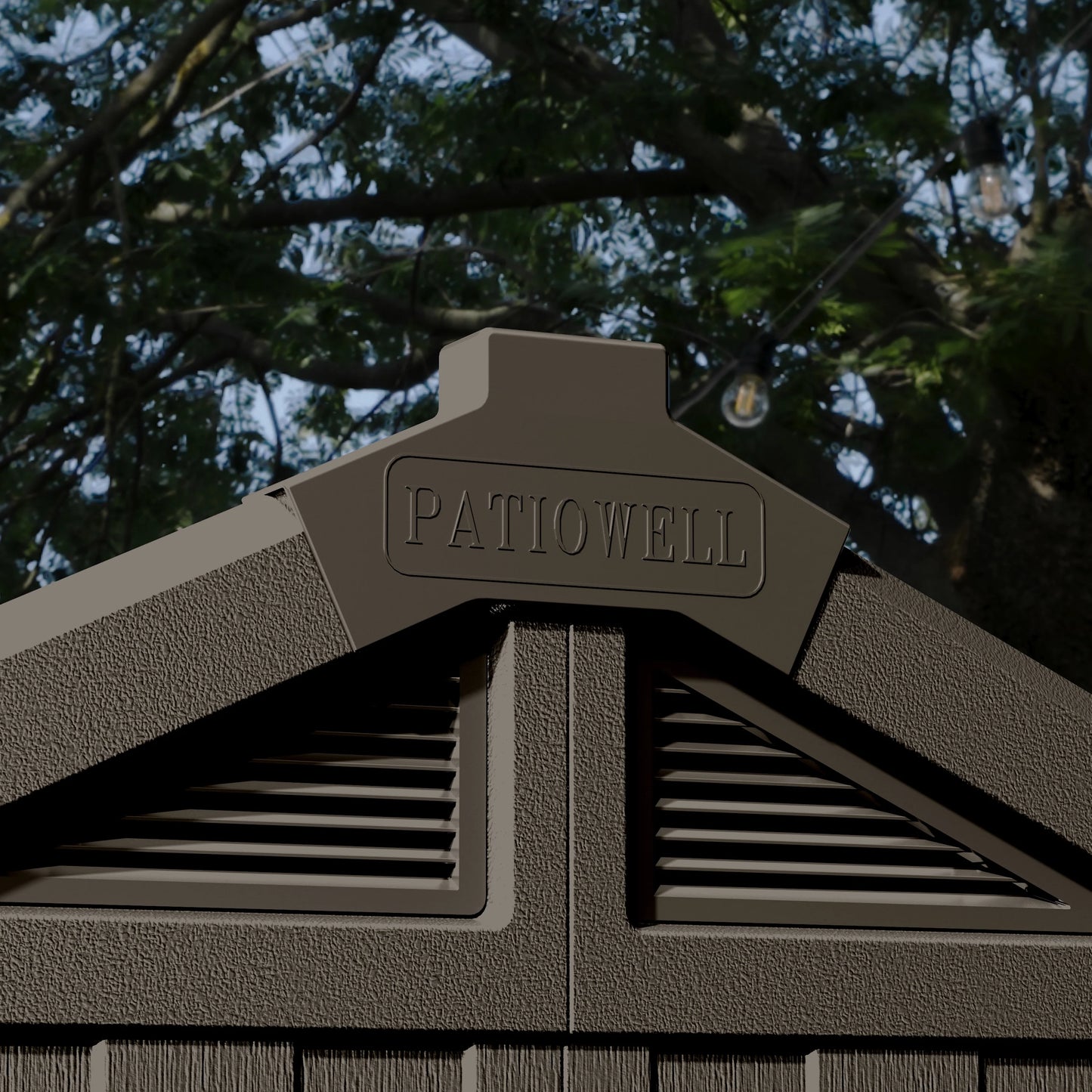 Kick-it Plastic Storage Shed with Floor and Windows