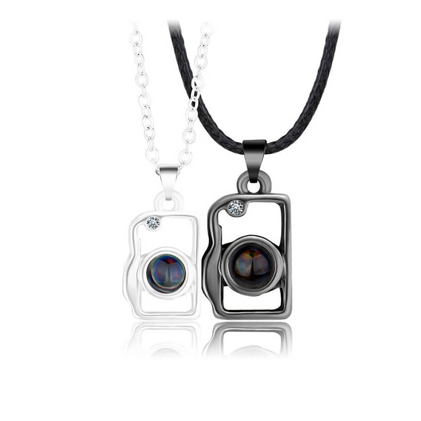 100 Different Language Magnetic Necklaces Camera Shaped