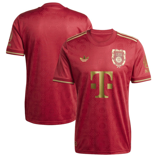 adidas Red Bayern Munich 125th Anniversary Replica Jersey