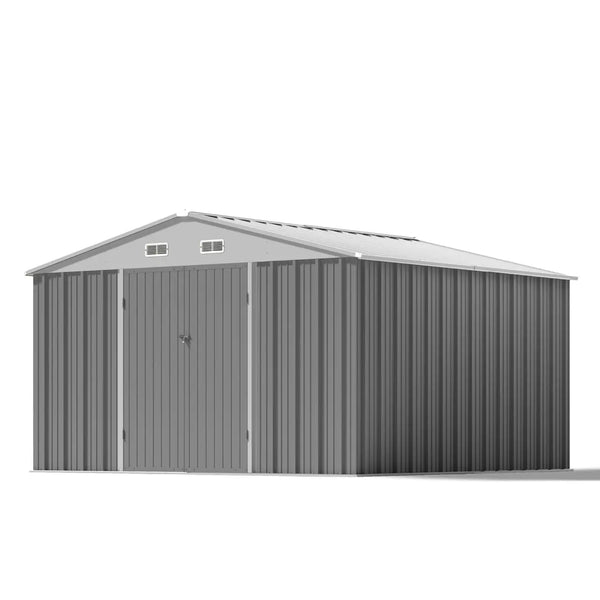 Outdoor Storage Metal Shed with Metal Roof