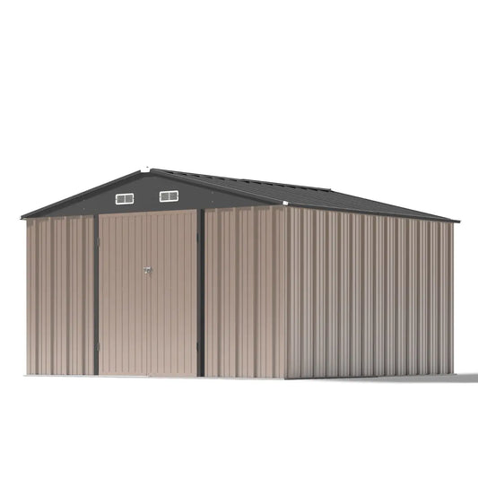 10x10 Metal Storage Shed with Weather-Resistance