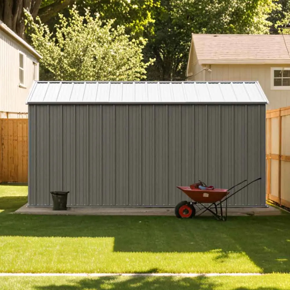 10x12 Metal Shed – Built Tough and Fire-Resistant