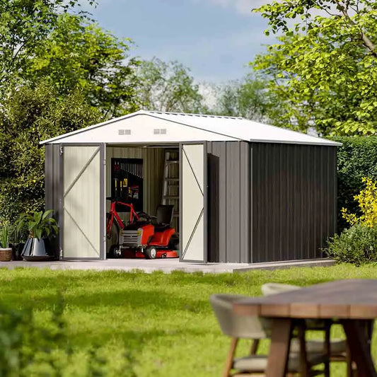 10x8 Metal Shed with Weather Resistance