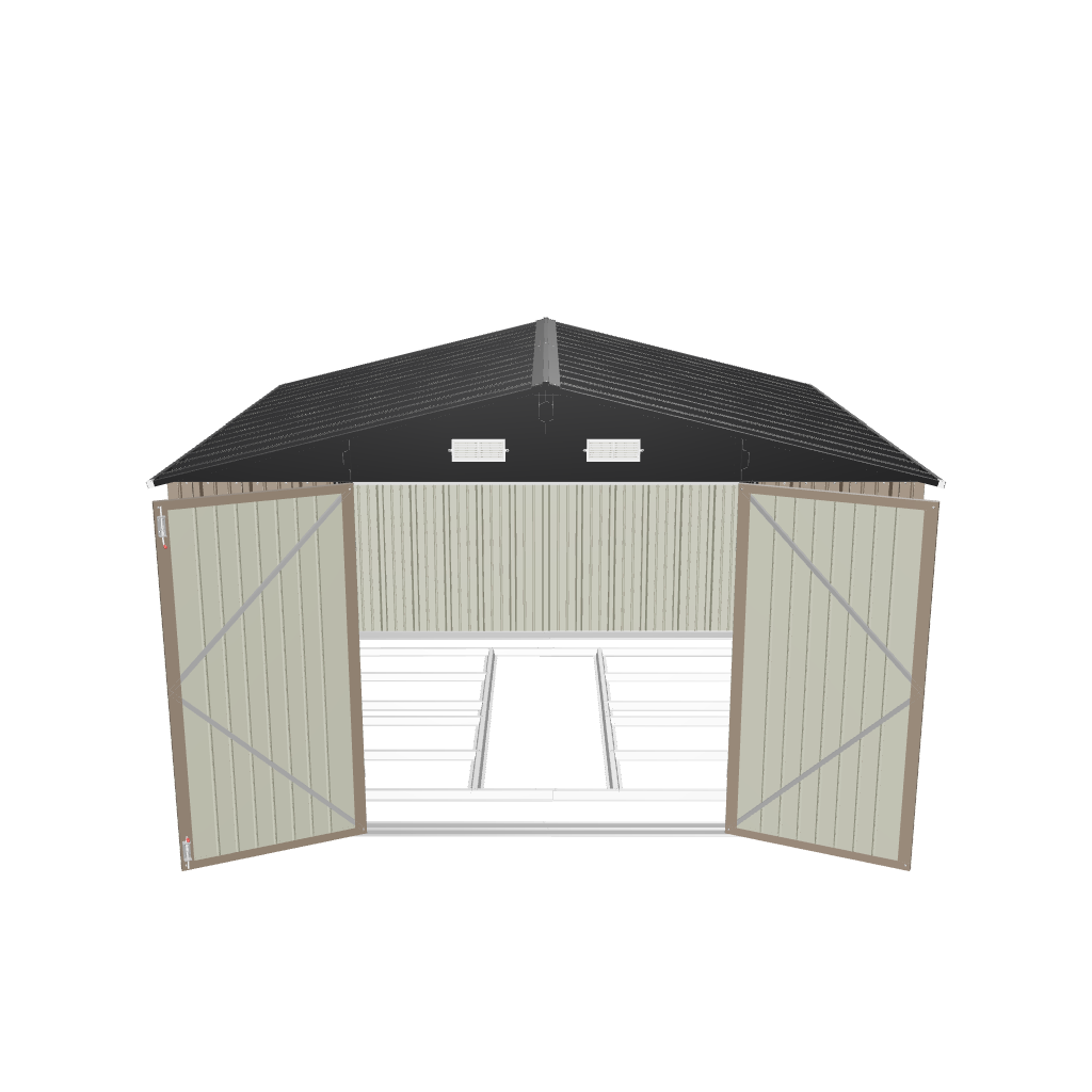 10x8 Metal Shed with Weather Resistance