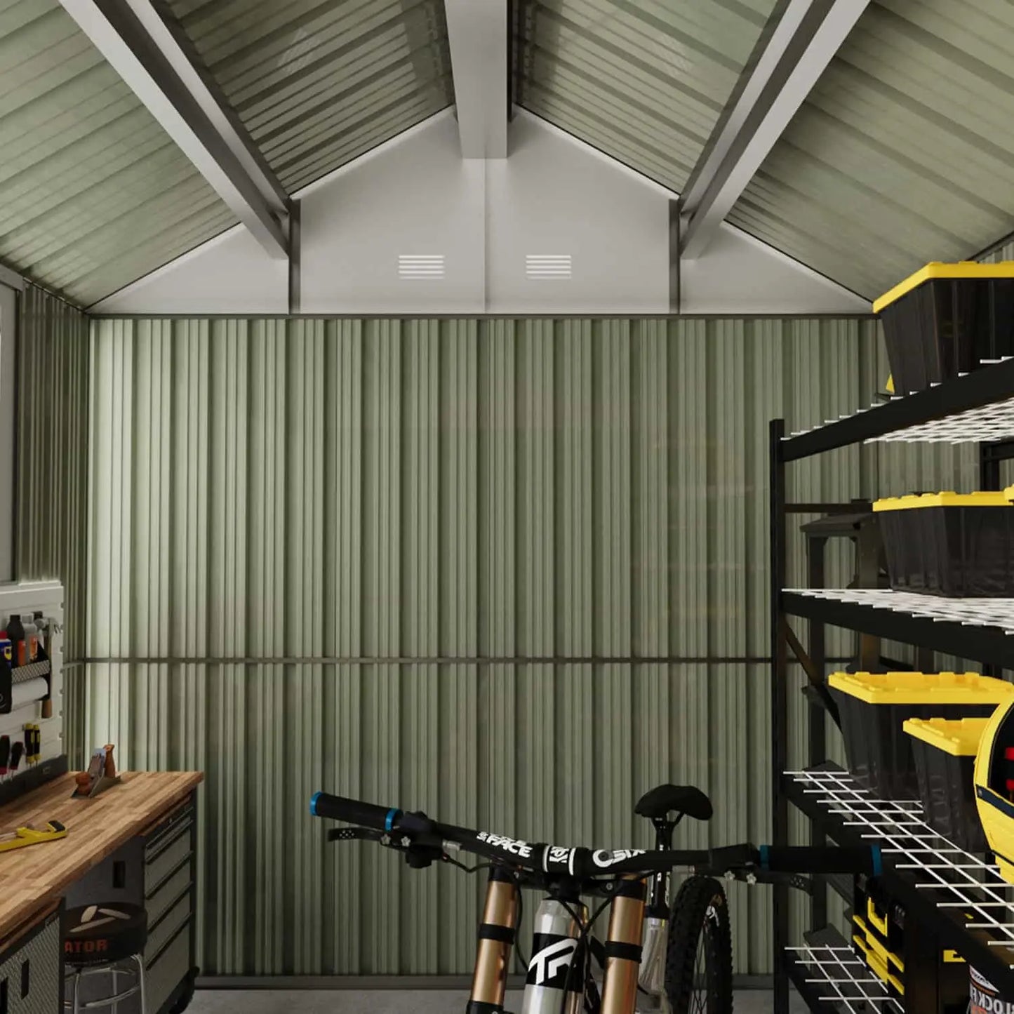 10x8 Shed with Windows - Garden Storage Solution