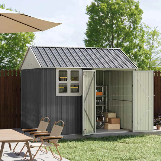 10x8 Shed with Windows - Garden Storage Solution