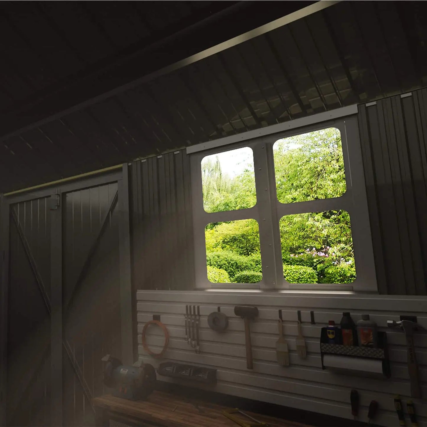 10x8 Shed with Windows - Garden Storage Solution