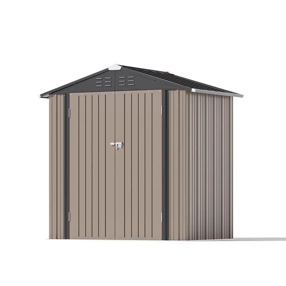 6x4 Metal Shed Pro With Peak Roof