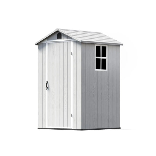 Fit-it 4x4 Plastic Storage Garden Shed