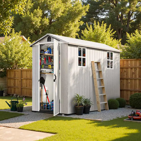Fit-it 4x8 Plastic Storage with Floor